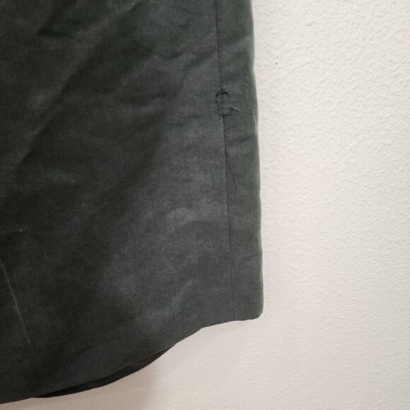 FRANCO CALLEGARI Rayon Pencil Skirt Midi Dark Green Elastic Waist Size 44 (L) - Picture 2 of 7